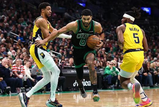 布朗44+5 塔图姆22+13 绿军37分大胜步行者结束连败！