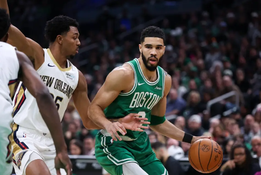 塔图姆38+11 铂金19+11 墨菲30+7 凯尔特人险胜鹈鹕