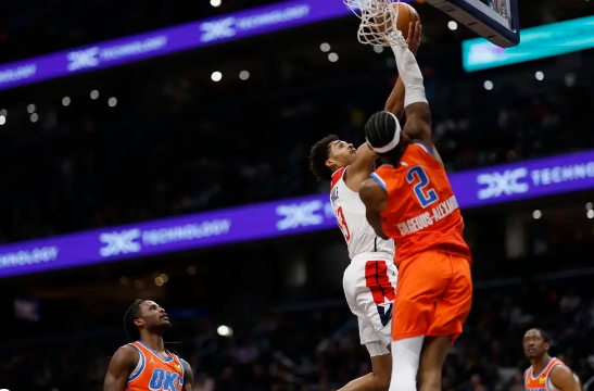 亚历山大27分&万分里程碑 库兹马&普尔三分12中0 雷霆送奇才6连败