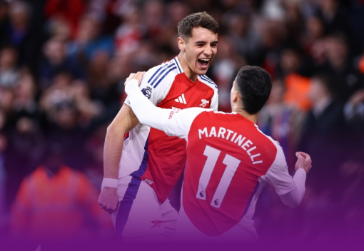 英超-阿森纳2-2水晶宫8轮不败，基维奥尔破门，马特塔吊射